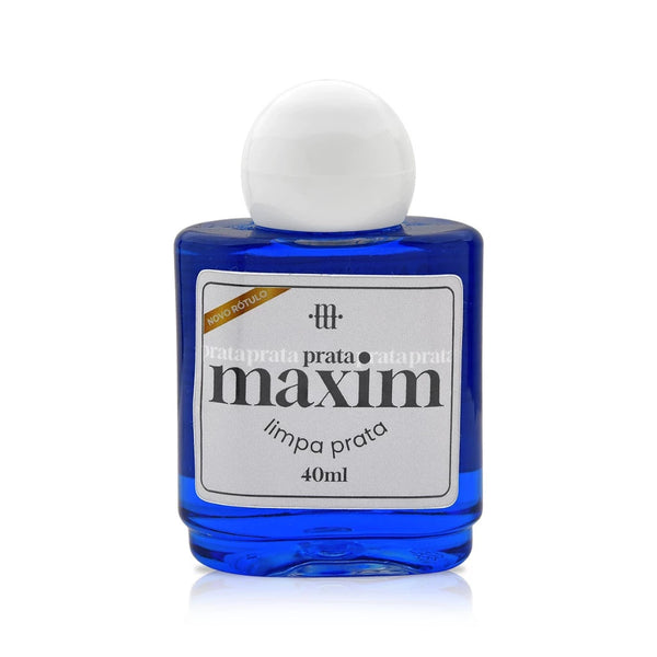 Limpa Pratas Maxim Original 40ml - Liquido para limpar pratas