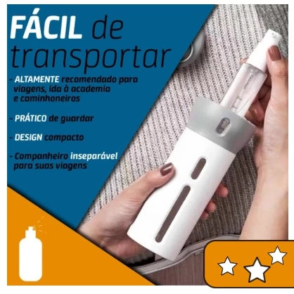 Kit Para Viagem Porta Shampoo 4 Em 1 Dispenser Linha Premium