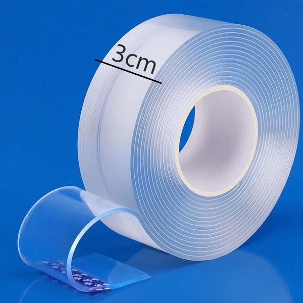 Fita 3M Dupla Face Extra Forte (3 metros) Transparente NanoGel Silicone | Compre 3 Leve 5